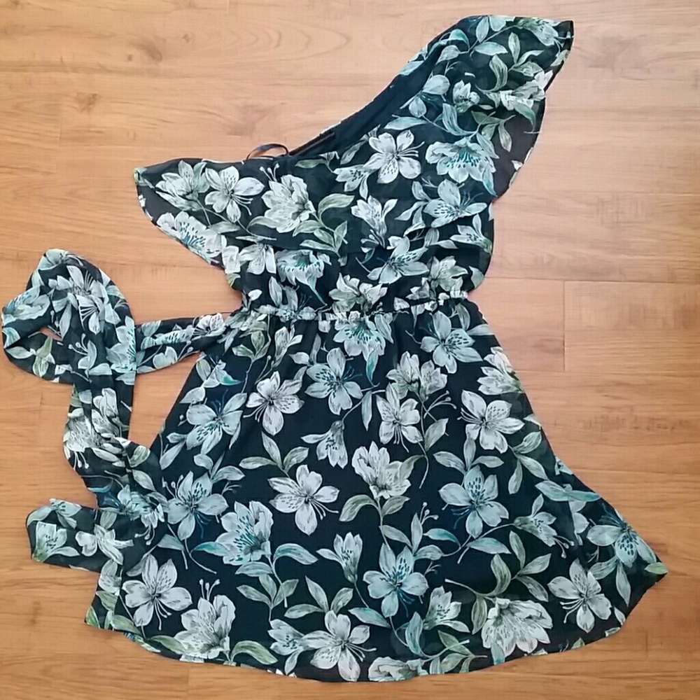 Eliza J One Shoulder Dress